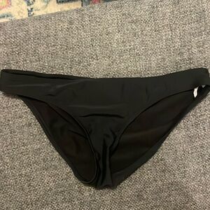 black aerie bikini bottms